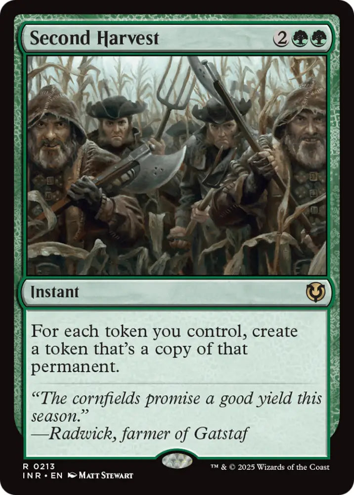 Second Harvest [Innistrad Remastered] - MTG Single