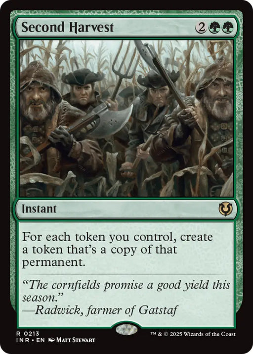 Second Harvest [Innistrad Remastered] - MTG Single