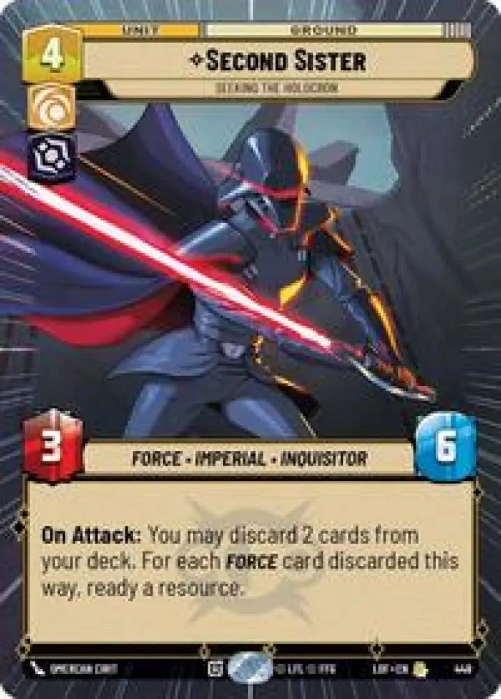 Second Sister - Seeking the Holocron (Hyperspace) (448) [Legends of the Force]