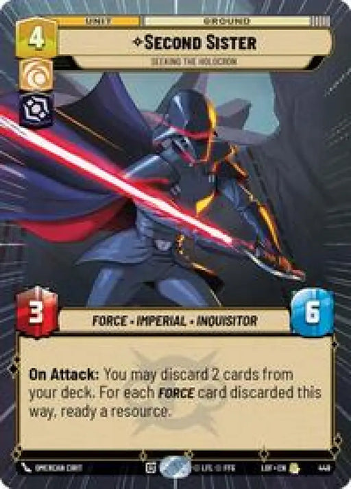 Second Sister - Seeking the Holocron (Hyperspace) (448) [Legends of the Force]