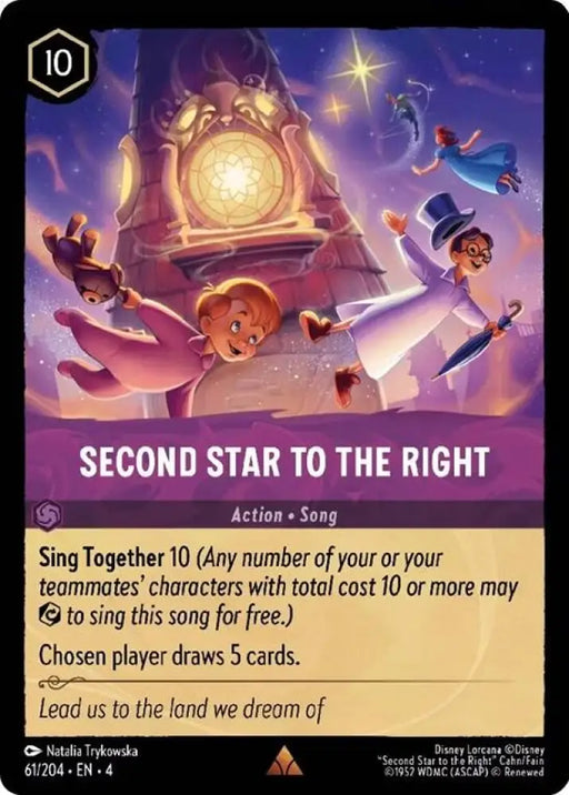 Second Star to the Right (61/204) [Ursula’s Return] - Lorcana Single