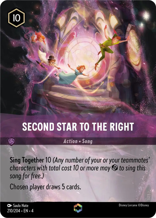 Second Star to the Right (Enchanted) (210/204) [Ursula’s Return] - Lorcana Single
