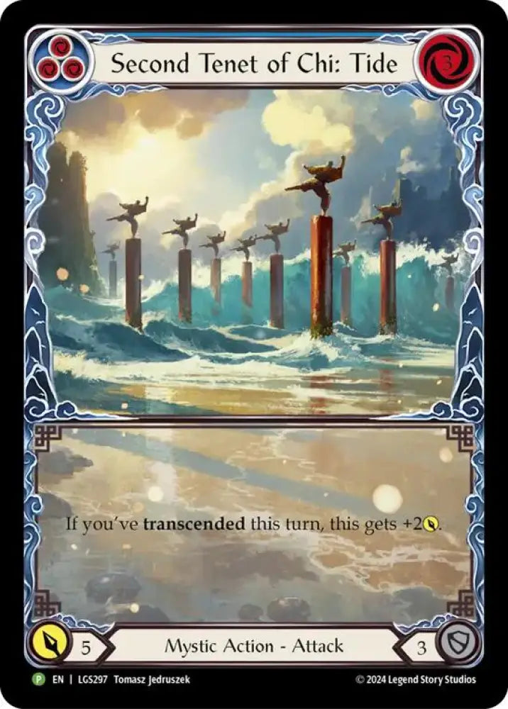 Second Tenet of Chi: Tide [LGS297] (Promo) Rainbow Foil - Flesh And Blood Single