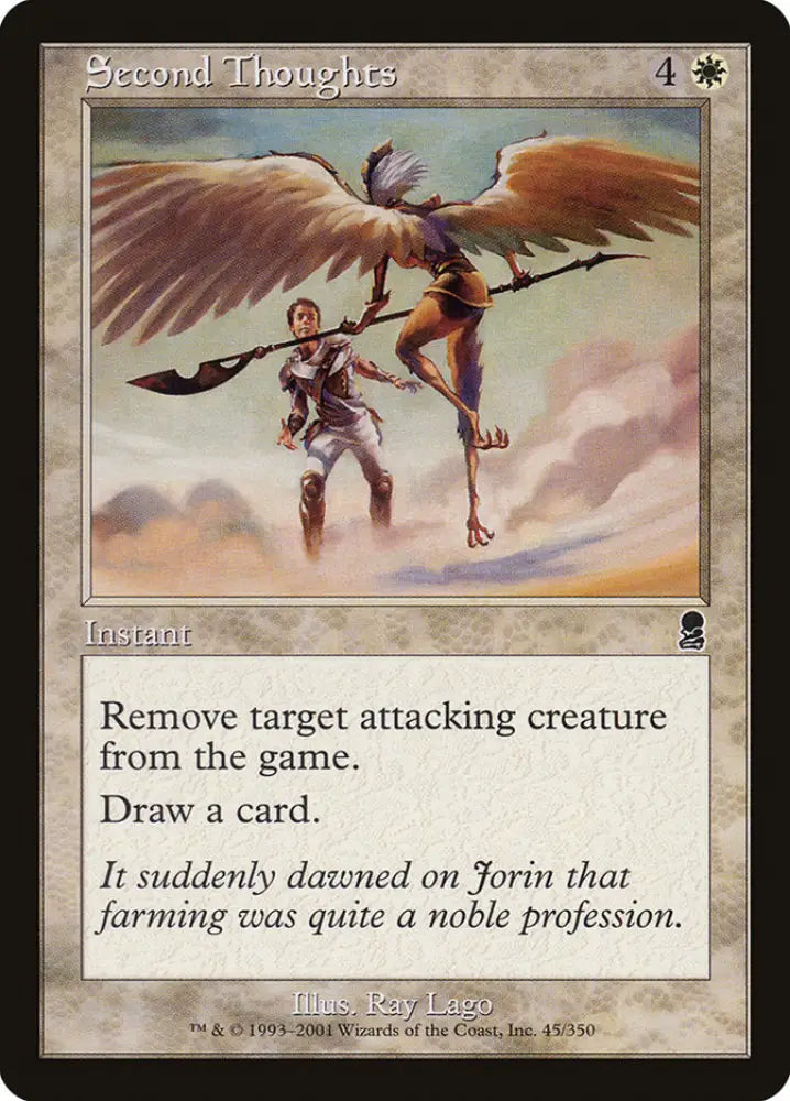 Second Thoughts [Odyssey] - MTG Single