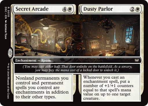 Secret Arcade // Dusty Parlor [Duskmourn: House of Horror Commander] - MTG Single