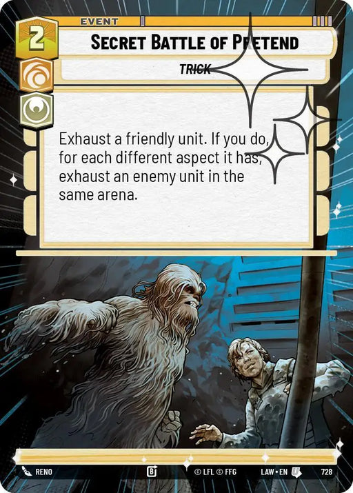 Secret Battle of Pretend (Hyperspace Foil) (728) [A Lawless Time]