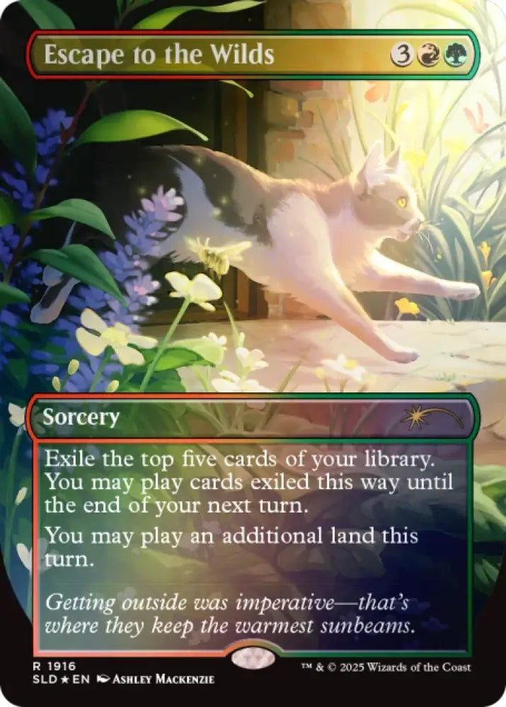 Secret Lair Cats Are Better Than Dogs Rainbow Foil Edition - Magic: The Gathering Sealed