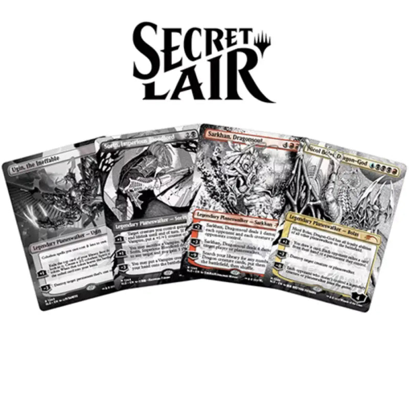 Secret Lair Drop More Borderless Planeswalkers WPN Exclusive Traditional Foil Edition - Magic: The Gathering Sealed