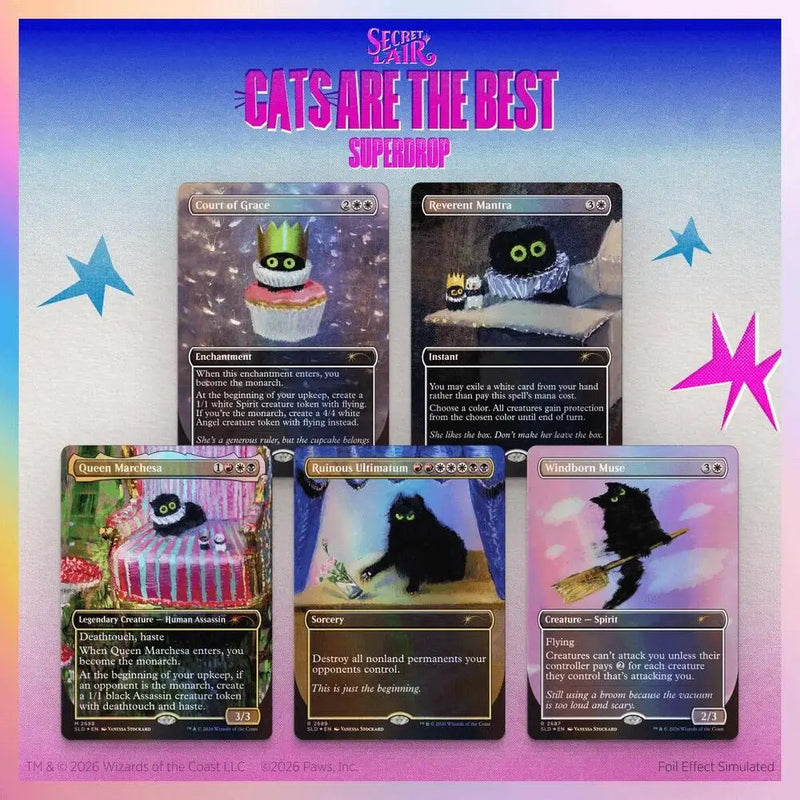 Secret Lair Drop Purr Majesty Traditional Foil Edition - Magic: The Gathering Sealed