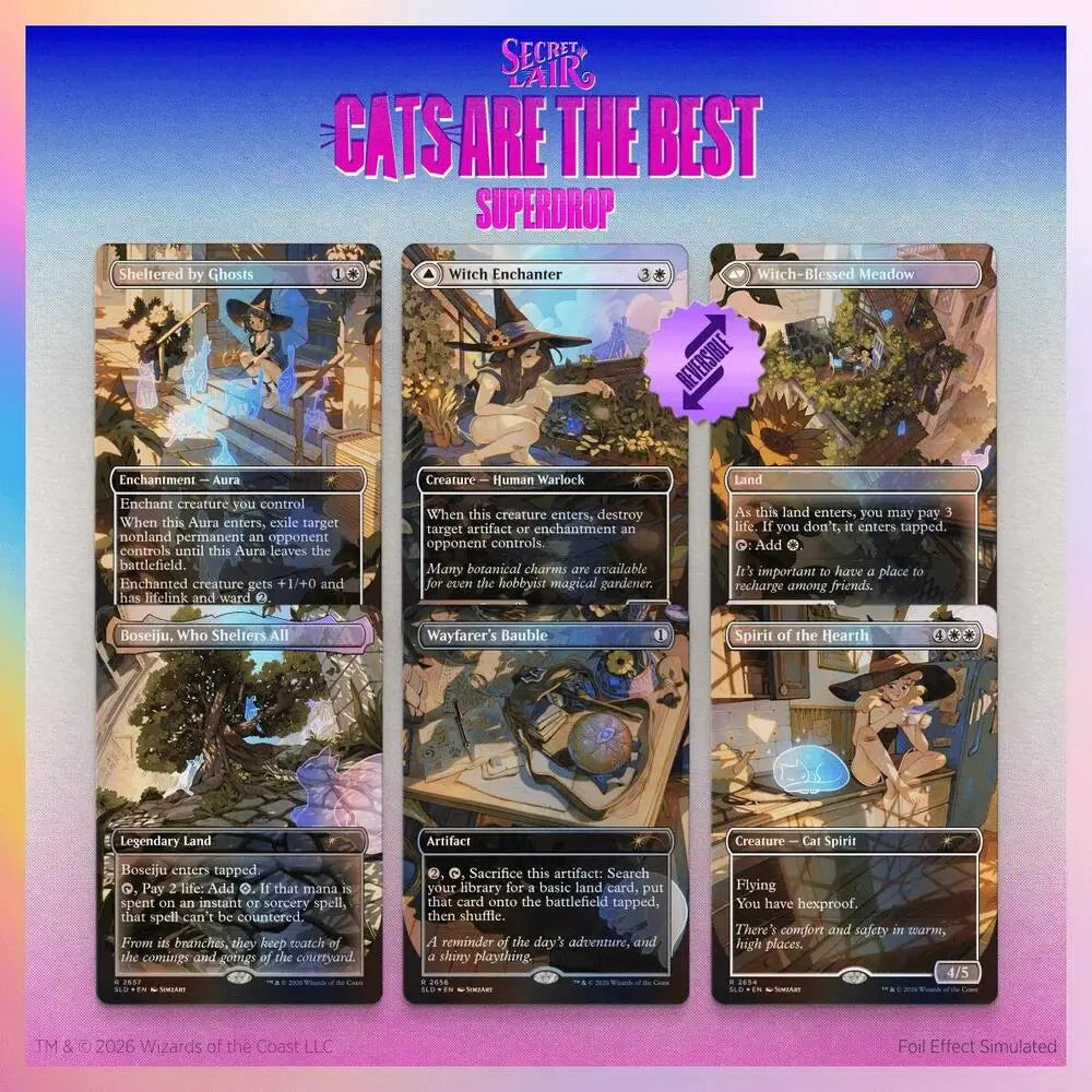 Secret Lair Witch's Familiar Foil　開封済mtg secret-lair-drop-witchs-