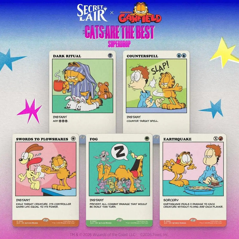 Secret Lair Drop Secret Lair x Garfield As Intended Non Foil Edition - Magic: The Gathering Sealed
