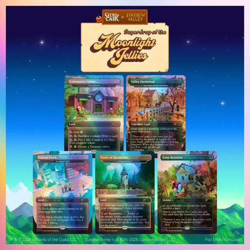 Secret Lair Drop Secret Lair x Stardew Valley Life in Pelican Town Traditional Foil Edition - Magic: The Gathering