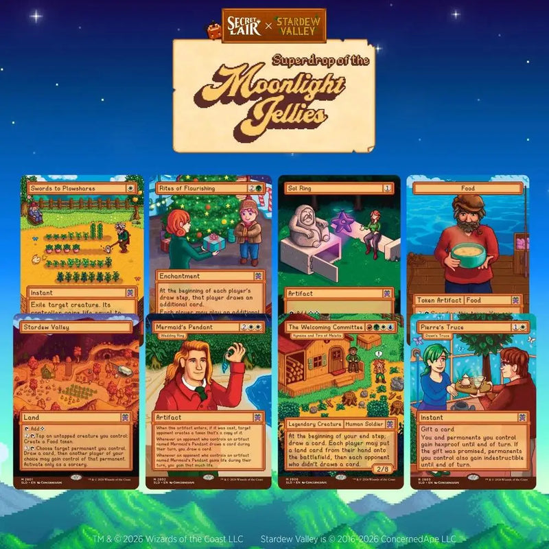 Secret Lair Drop Secret Lair x Stardew Valley Welcome to Stardew Valley Non Foil Edition - Magic: The Gathering Sealed