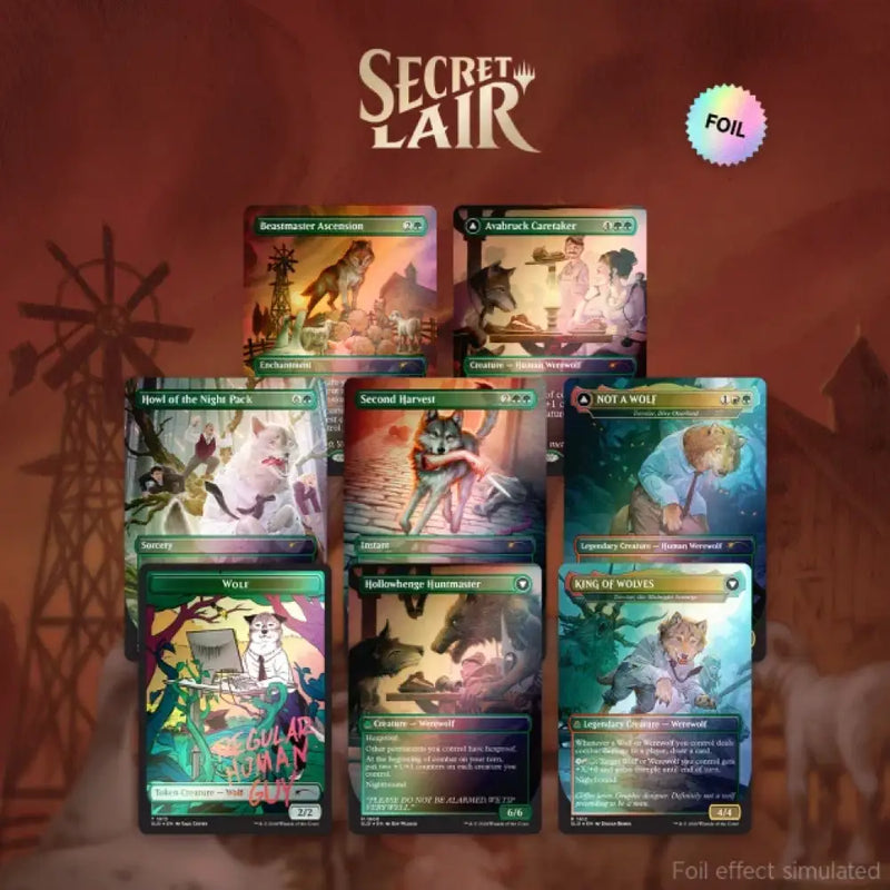Secret Lair Featuring: Not a Wolf Traditional Foil Edition - Magic: The Gathering Sealed