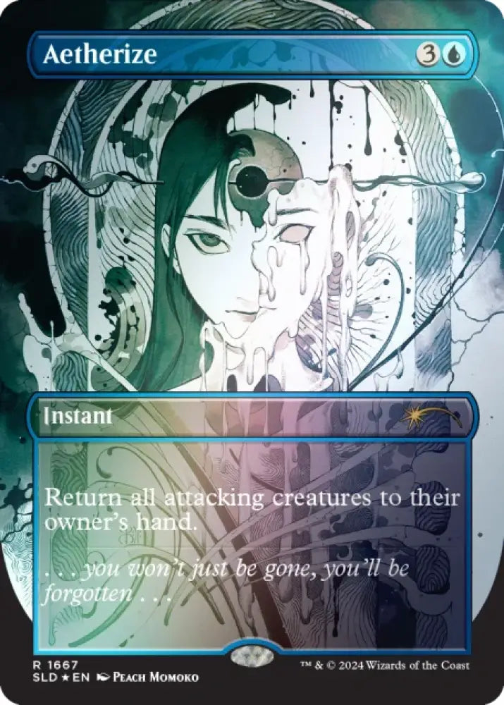 Secret Lair Featuring: Peach Momoko Rainbow Foil Edition - Magic: The Gathering Sealed