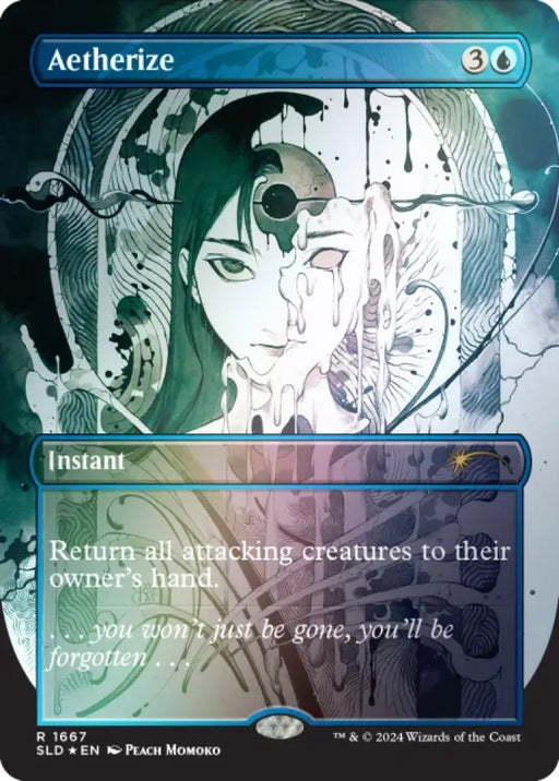 Secret Lair Featuring: Peach Momoko Rainbow Foil Edition - Magic: The Gathering Sealed