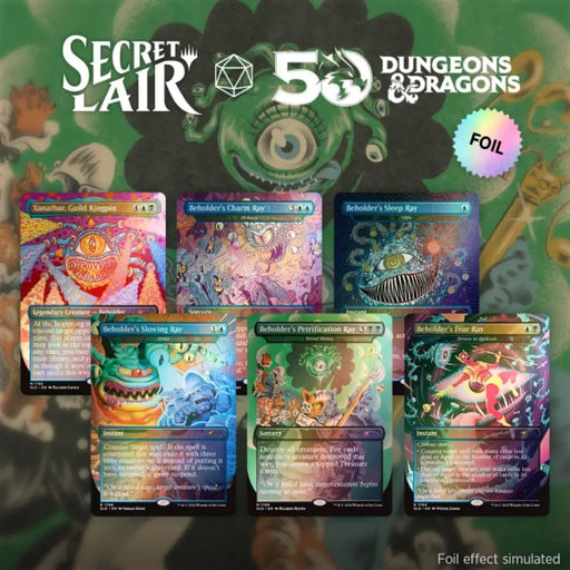 Secret Lair x Dungeons & Dragons®: Death Is in the Eyes of the Beholder I Rainbow Foil Edition - Magic: The Gathering