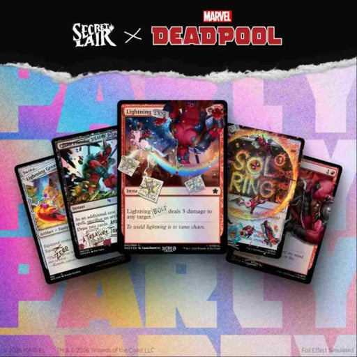 Secret Lair x Marvel’s Deadpool: I Fixed It (You’re Welcome) Pool Party Foil Edition - Magic: The Gathering Sealed