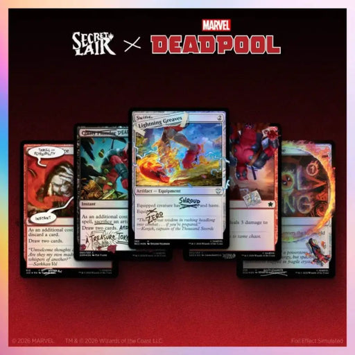 Secret Lair x Marvel’s Deadpool: I Fixed It (You’re Welcome) Foil Edition - Magic: The Gathering Sealed
