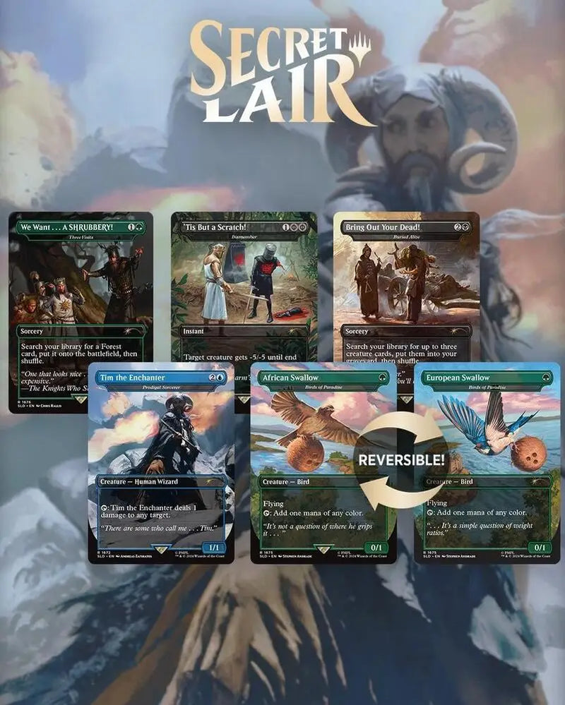 Secret Lair x Monty Python and the Holy Grail: Vol. 1 Traditional Foil Edition - Magic: The Gathering Sealed