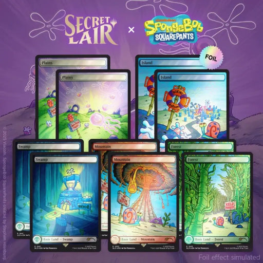 Secret Lair x SpongeBob SquarePants: Lands Under the Sea Rainbow Foil Edition - Magic: The Gathering Sealed