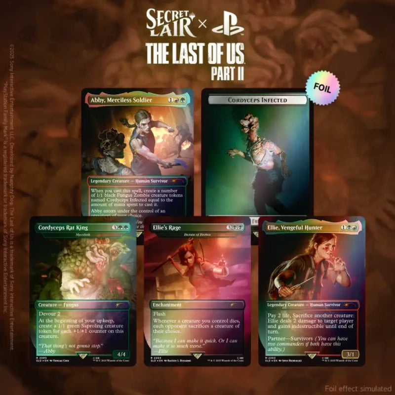 Secret Lair x The Last of Us Part II Rainbow Foil Edition - Magic: The Gathering Sealed
