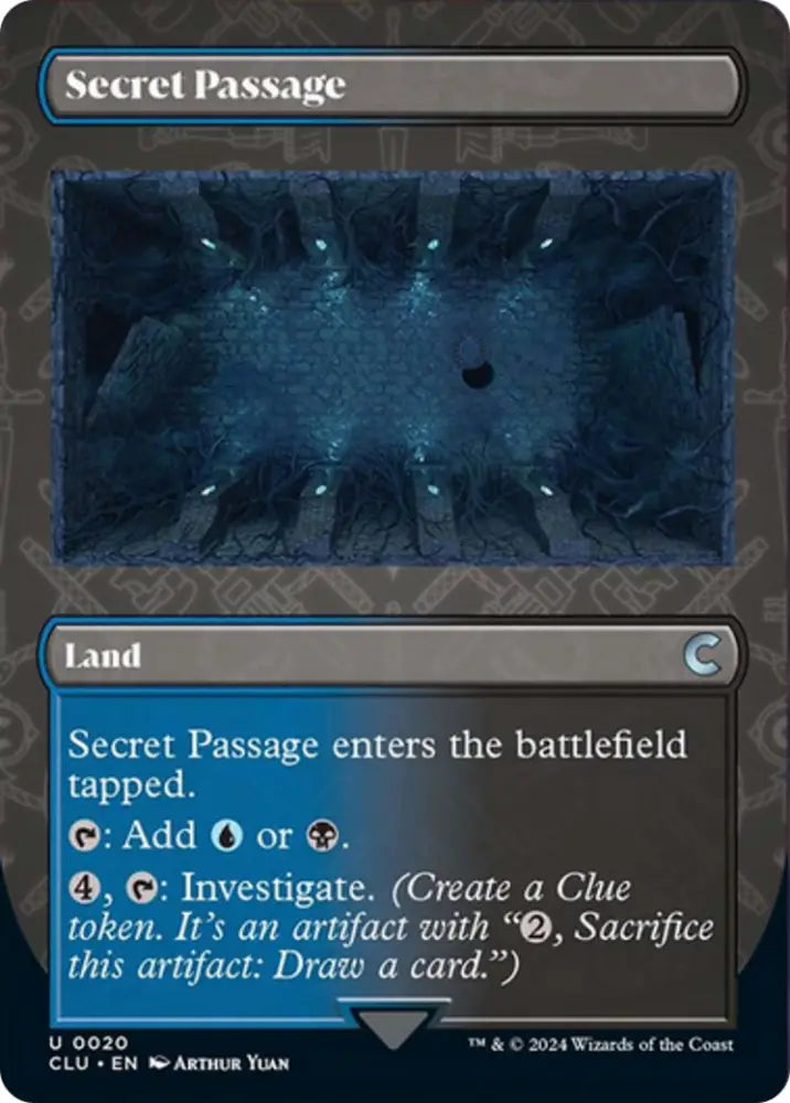 Secret Passage (Borderless) [Ravnica: Clue Edition] - MTG Single