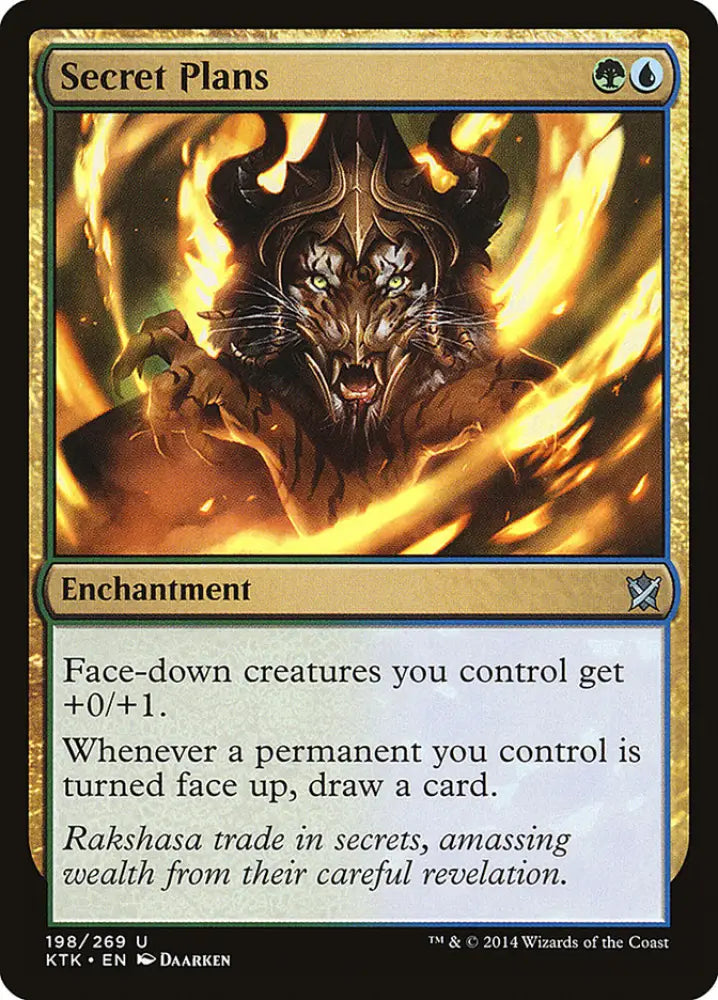 Secret Plans [Khans of Tarkir] - MTG Single