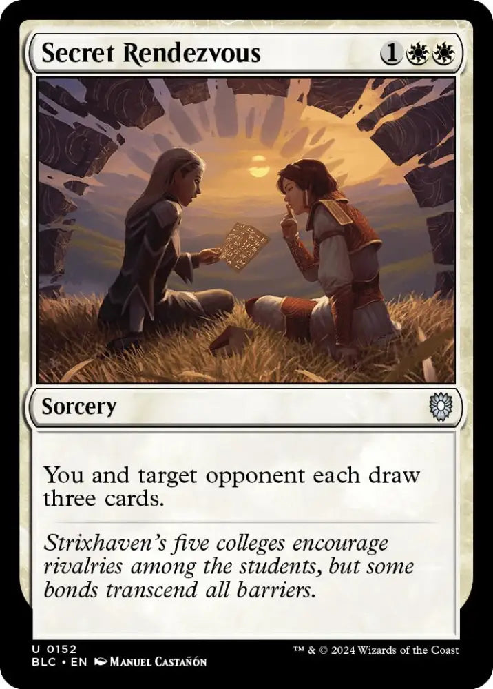 Secret Rendezvous [Bloomburrow Commander] - MTG Single