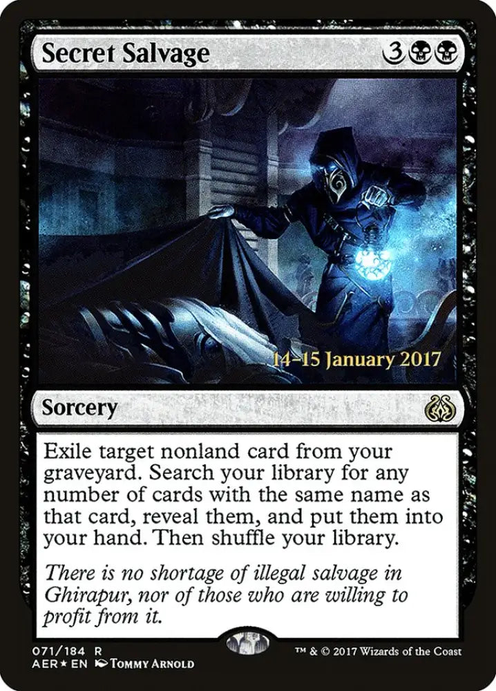Secret Salvage [Aether Revolt Prerelease Promos] - MTG Single