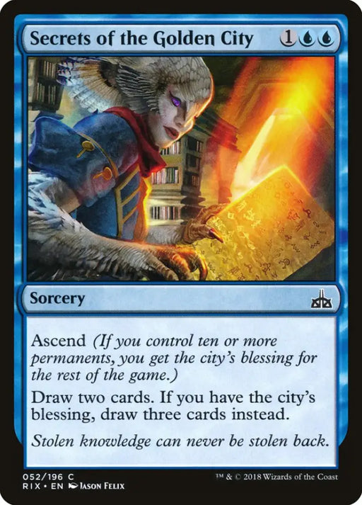 Secrets of the Golden City [Rivals of Ixalan] - MTG Single