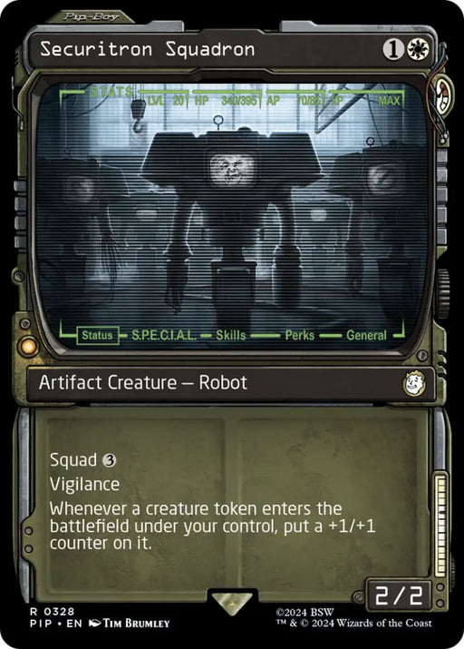 Securitron Squadron (Showcase) [Fallout] - MTG Single