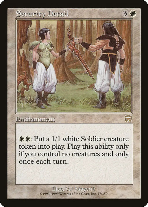 Security Detail [Mercadian Masques] - MTG Single