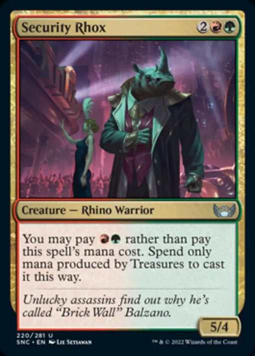 Security Rhox [Streets of New Capenna] - MTG Single