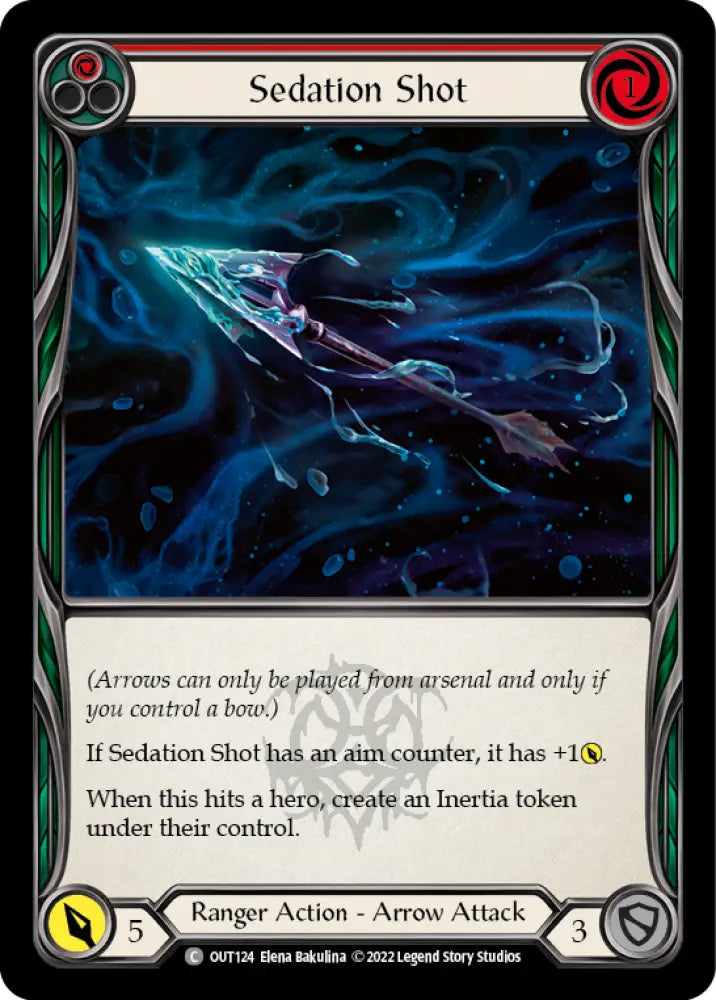 Sedation Shot (Red) [Outsiders] Rainbow Foil - Flesh And Blood Single