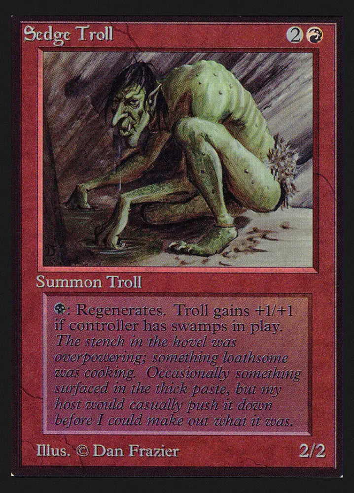 Sedge Troll [International Collectors’ Edition] - MTG Single