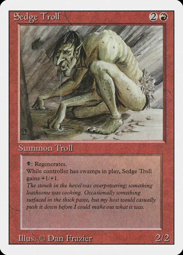 Sedge Troll [Revised Edition] - MTG Single