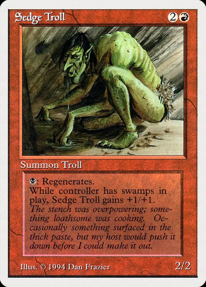 Sedge Troll [Summer Magic / Edgar] - MTG Single