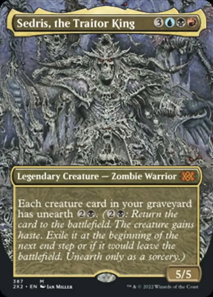 Sedris the Traitor King (Borderless Alternate Art) [Double Masters 2022] - MTG Single