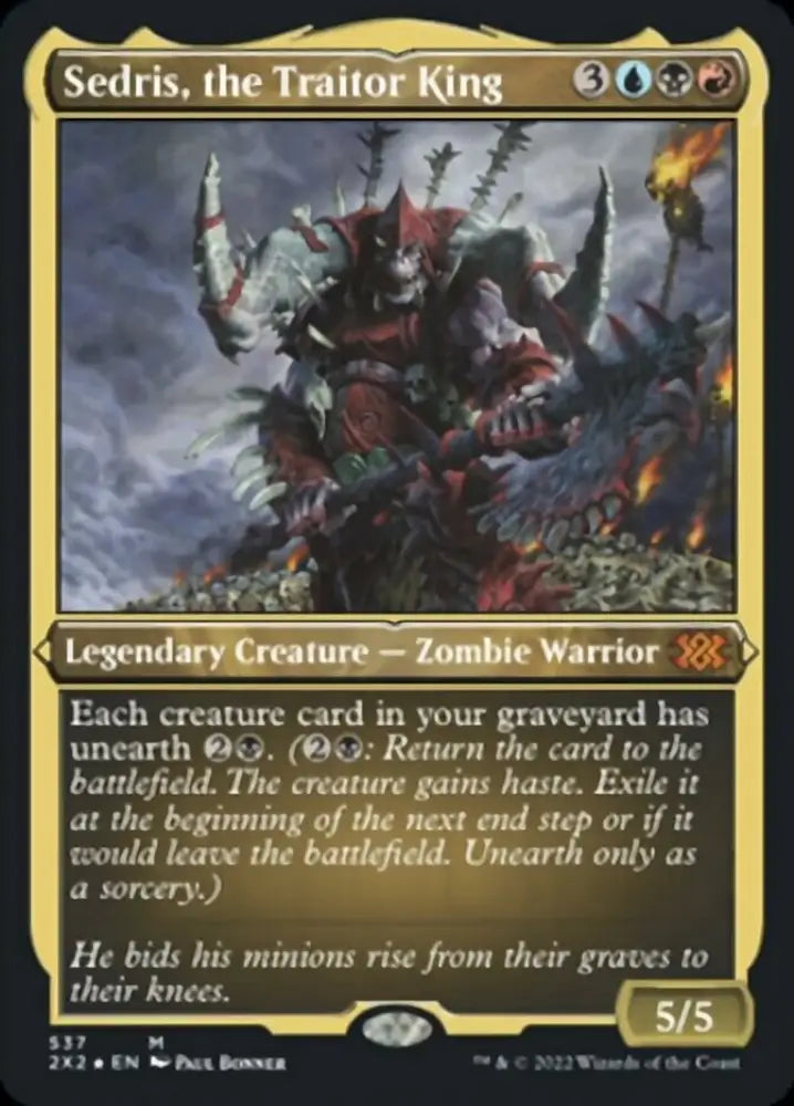 Sedris the Traitor King (Foil Etched) [Double Masters 2022] - MTG Single