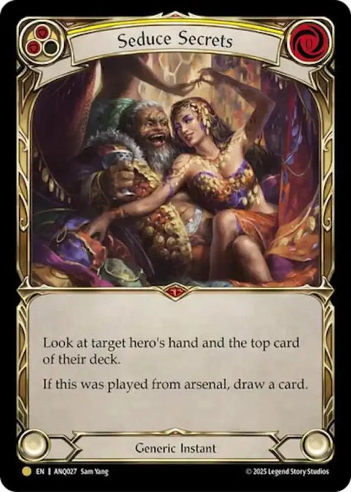 Seduce Secrets (Yellow) (ANQ027) [Compendium of Rathe - Antiquity Pack]