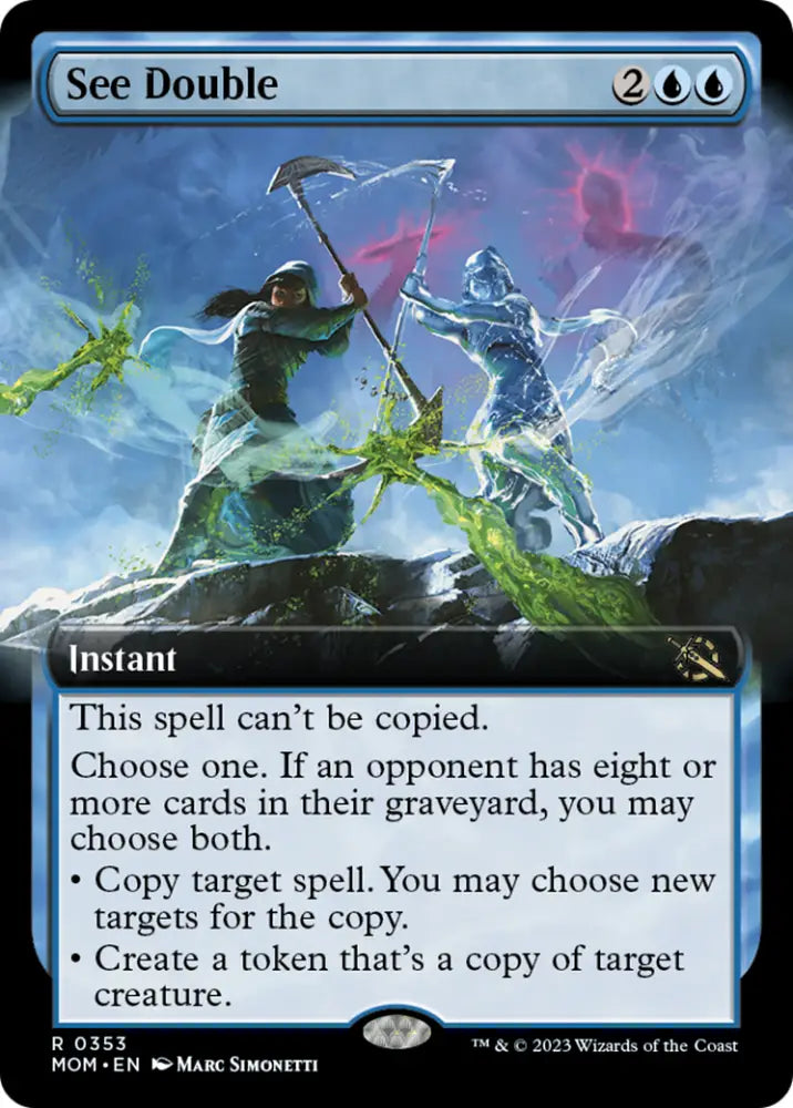 See Double (Extended Art) [March of the Machine] - MTG Single