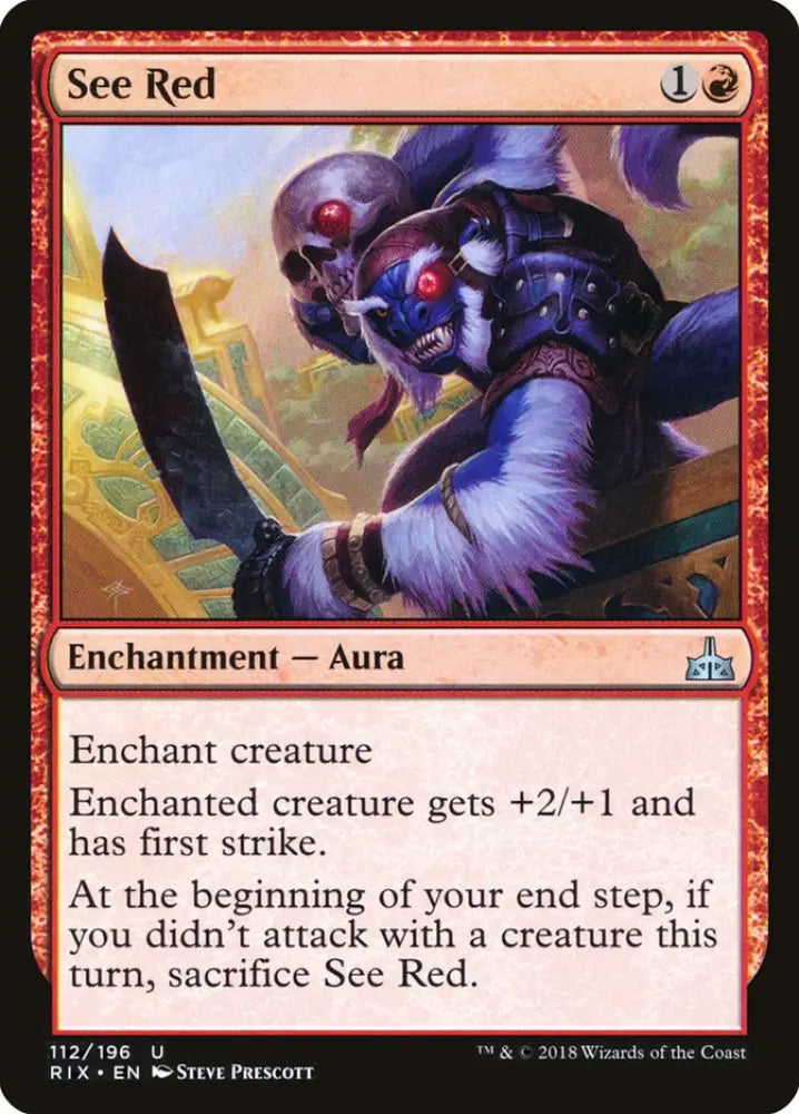 See Red [Rivals of Ixalan] - MTG Single