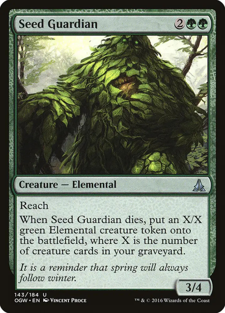 Seed Guardian [Oath of the Gatewatch] - MTG Single