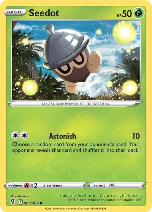 Seedot (005/203) [Sword & Shield: Evolving Skies] - Pokemon Single