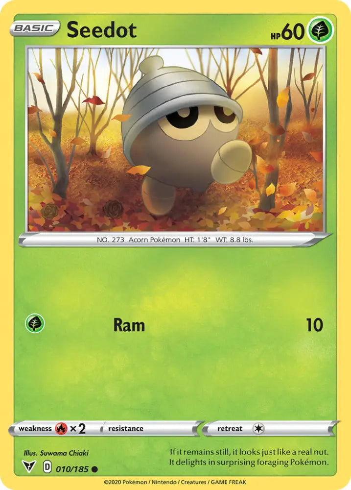 Seedot (010/185) [Sword & Shield: Vivid Voltage] - Pokemon Single