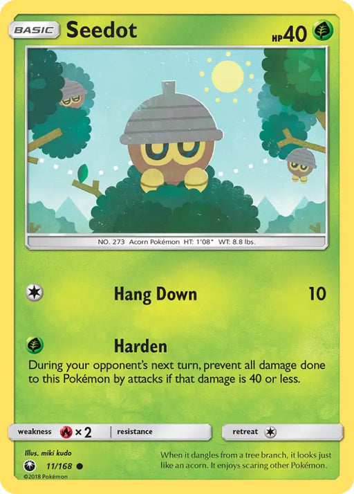 Seedot (11/168) [Sun & Moon: Celestial Storm] - Pokemon Single