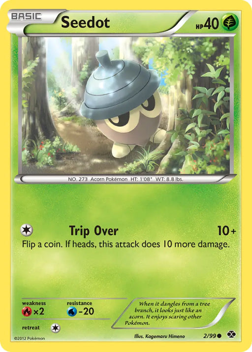 Seedot (2/99) [Black & White: Next Destinies] - Pokemon Single