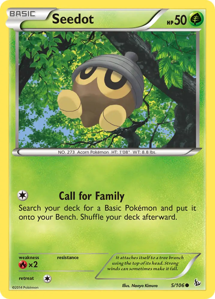 Seedot (5/106) [XY: Flashfire] - Pokemon Single