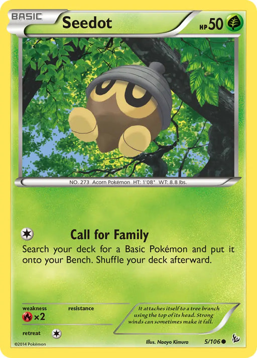 Seedot (5/106) [XY: Flashfire] - Pokemon Single